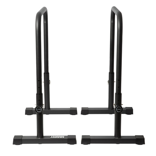 GRAVITY FITNESS XL ADJUSTABLE PARALLETTES / DIPS BARS