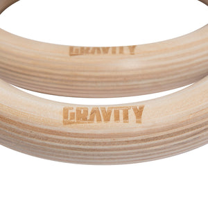 Gravity Fitness Wooden Gymnastic Rings