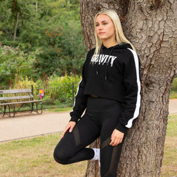 Gravity Fitness "LOGO" Women's Cropped Hoodie